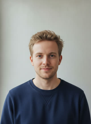 Test photo 1, an AI-made person